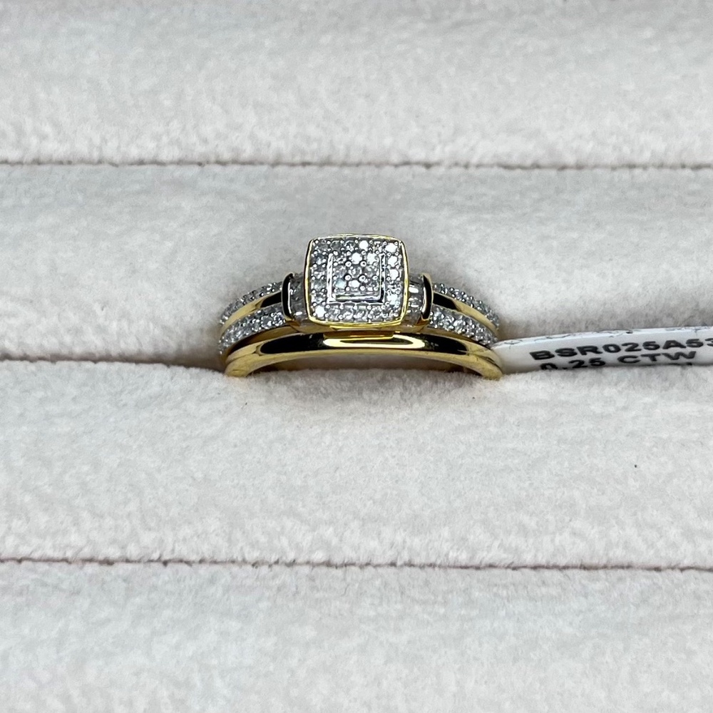 R052 | Natural Diamond Stacker Ring Set - Picture 3 of 7